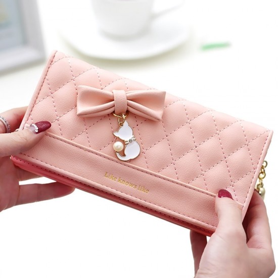 Lianbu's hot-selling Korean-style women's wallet, long bow-knot diamond zippered tassel cell phone bag, large capacity clutch. Lianbu's hot-selling Korean-style women's wallet, long bow-knot diamond zippered tassel cell phone bag, large capacity clutch.