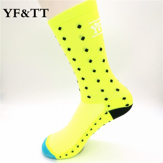 Moisture-wicking Tour de France cycling socks, team cycling socks, basketball socks, and football socks.