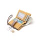 Korean style new women's wallet, retro casual buckle wallet, women's short wallet, coin purse
