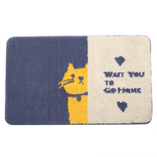 New cute cartoon pet bathroom doormat, non-slip absorbent floor mat for home entrances and bathrooms. New cute cartoon pet bathroom doormat, non-slip absorbent floor mat for home entrances and bathrooms.