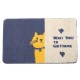 New cute cartoon pet bathroom doormat, non-slip absorbent floor mat for home entrances and bathrooms. New cute cartoon pet bathroom doormat, non-slip absorbent floor mat for home entrances and bathrooms.