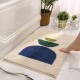 Modern entrance doormats, bathroom and restroom door absorbent, non-slip mats, wet and dry separation carpets.