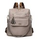 New Women's Casual Oxford Backpack with Tassels Retro British-style contrasting multifunctional backpack