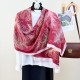 Cross-border Individually Designed Feather Print Cotton and Linen Long Scarf, Retro, Artistic, Elegant, High-value Scarf for Women Cross-border Individually Designed Feather Print Cotton and Linen Long Scarf, Retro, Artistic, Elegant, High-value Scarf for Women