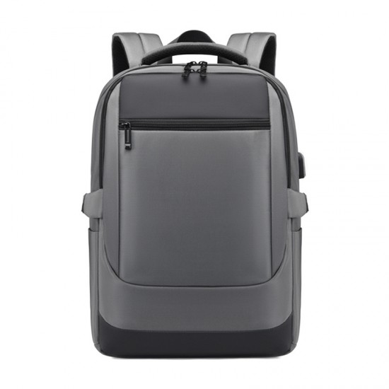Cross-border business backpack, men's casual waterproof laptop bag, suitable for students traveling outdoors or attending classes
