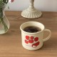 Korean Instagram-style natural green apple lemon glass water cup, refreshing heat-resistant juice cup, simple and artistic milk cup Korean Instagram-style natural green apple lemon glass water cup, refreshing heat-resistant juice cup, simple and artistic milk cup