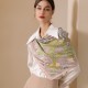 2025 summer new printed square scarves, wholesale, French retro imitation silk neck scarves, 90s-style small square neck scarves for women. 2025 summer new printed square scarves, wholesale, French retro imitation silk neck scarves, 90s-style small square neck scarves for women.