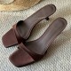 Women's nude high heels, soft leather stilettos, pointed toes, soft soles, French-style shoes with a gentle skirt-matching effect. Women's nude high heels, soft leather stilettos, pointed toes, soft soles, French-style shoes with a gentle skirt-matching effect.