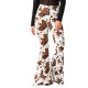 Factory Direct 2023 New European and American Women's Jeans, White Background Print, Brown High-Waisted, Flared, In-Stock Wholesale Factory Direct 2023 New European and American Women's Jeans, White Background Print, Brown High-Waisted, Flared, In-Stock Wholesale