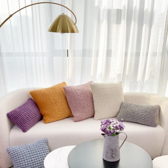 Cross-border Nordic INS twill velvet pillowcases, pompom chiffon lace pillows, living room sofa, bedroom party decor Cross-border Nordic INS twill velvet pillowcases, pompom chiffon lace pillows, living room sofa, bedroom party decor