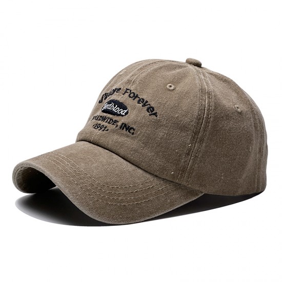 Amazon's new lettered embroidered baseball hats, fashionable retro baseball hats for men, trendy outdoor sun hats for women Amazon's new lettered embroidered baseball hats, fashionable retro baseball hats for men, trendy outdoor sun hats for women