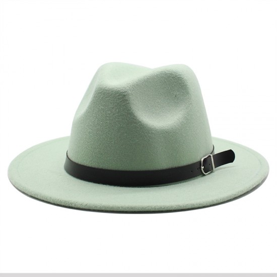 European and American foreign trade eBay, AliExpress, Amazon couples hat, woolen top hat, gentleman jazz hat, flat brim, wide-brimmed hat European and American foreign trade eBay, AliExpress, Amazon couples hat, woolen top hat, gentleman jazz hat, flat brim, wide-brimmed hat