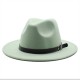 European and American foreign trade eBay, AliExpress, Amazon couples hat, woolen top hat, gentleman jazz hat, flat brim, wide-brimmed hat European and American foreign trade eBay, AliExpress, Amazon couples hat, woolen top hat, gentleman jazz hat, flat brim, wide-brimmed hat