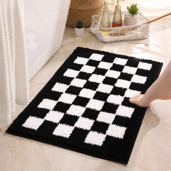 Instagram-style living room bedside rugs, modern and simple, full-length patchwork plush mats, home bedroom puzzle children's blankets Instagram-style living room bedside rugs, modern and simple, full-length patchwork plush mats, home bedroom puzzle children's blankets