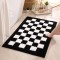 Instagram-style living room bedside rugs, modern and simple, full-length patchwork plush mats, home bedroom puzzle children's blankets