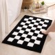 Instagram-style living room bedside rugs, modern and simple, full-length patchwork plush mats, home bedroom puzzle children's blankets Instagram-style living room bedside rugs, modern and simple, full-length patchwork plush mats, home bedroom puzzle children's blankets