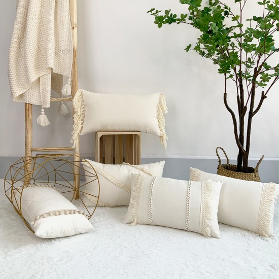 Cross-border Nordic INSIZE bamboo chenille throw pillows, living room, sofa, and bedroom throw pillow backs Cross-border Nordic INSIZE bamboo chenille throw pillows, living room, sofa, and bedroom throw pillow backs