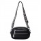 New Korean-style cross-border women's cell phone chest bag, simple PU crossbody bag, fashionable and stylish zippered women's small round shoulder bag