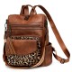 Cross-border PU women's winter new European and American retro versatile backpack, high-end two-tone tassel backpack wholesale Cross-border PU women's winter new European and American retro versatile backpack, high-end two-tone tassel backpack wholesale