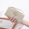 New Korean-style fresh zipper closure, women's long wallet, multi-functional large-capacity handbag, in stock for wholesale