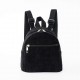 Cross-border hot-selling mini backpack, solid color, multi-color, stylish corduroy backpack Simple, casual backpacks for men and women