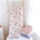 Japanese-style women's nightgown, pure cotton double-layer gauze, thin, summer nightdress, loose, cherry blossom bathrobe, mid-length pajamas Japanese-style women's nightgown, pure cotton double-layer gauze, thin, summer nightdress, loose, cherry blossom bathrobe, mid-length pajamas