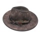 Cross-border European and American British-style hats, 9.5cm wide-brim woolen hats for men and women, autumn and winter warmth, suede jazz hats