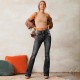 Amazon European and American cross-border vintage ripped jeans for women, 2025 spring new washed streetwear flared trousers. Amazon European and American cross-border vintage ripped jeans for women, 2025 spring new washed streetwear flared trousers.