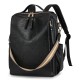 New women's retro backpack, multifunctional PU fashion women's bag, travel backpack wholesale
