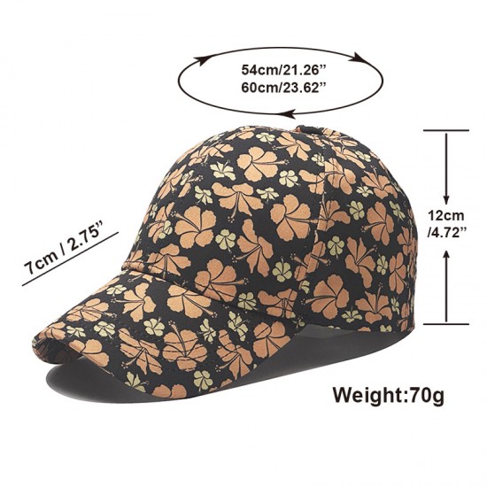 Cross-border pure cotton personalized small floral print baseball hats, versatile outdoor tie-dye hats Cross-border pure cotton personalized small floral print baseball hats, versatile outdoor tie-dye hats
