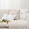 French lace pillow, all-cotton white ins square lumbar pillow, American sofa bedroom backrest cushion