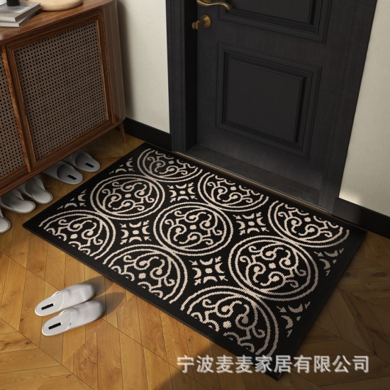 Cross-border polypropylene carpet, American-style entrance mat, doormat, premium dust-removing, non-slip, absorbent mat for home use. Cross-border polypropylene carpet, American-style entrance mat, doormat, premium dust-removing, non-slip, absorbent mat for home use.