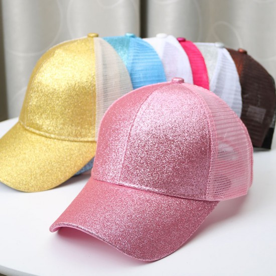 European and American cross-border mesh ponytail baseball caps. Wholesale travel logo-printed work sun hats European and American cross-border mesh ponytail baseball caps. Wholesale travel logo-printed work sun hats