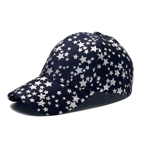New cross-border spring and summer five-pointed star print men's and women's baseball caps, sun visors, five-pointed star print hats. New cross-border spring and summer five-pointed star print men's and women's baseball caps, sun visors, five-pointed star print hats.