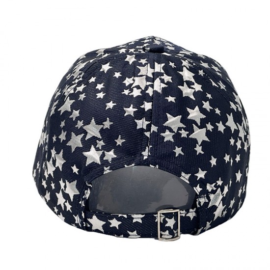 New cross-border spring and summer five-pointed star print men's and women's baseball caps, sun visors, five-pointed star print hats. New cross-border spring and summer five-pointed star print men's and women's baseball caps, sun visors, five-pointed star print hats.