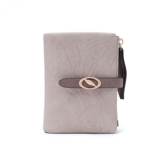 New women's short wallet, European and American style, simple, PU zippered and clasp, foldable clutch, student coin purse wholesale. New women's short wallet, European and American style, simple, PU zippered and clasp, foldable clutch, student coin purse wholesale.