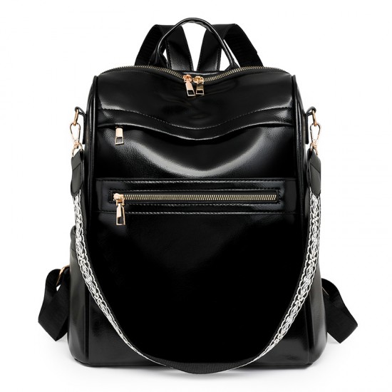 2025 New Korean-Style Lightweight Men's and Women's Design Backpacks, Casual and Stylish Large-Capacity PU Backpacks