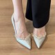 Elegant, French-style, black satin, single-strap, closed-toed, stiletto-heeled, pointed-toe sandals for women. Shoes Elegant, French-style, black satin, single-strap, closed-toed, stiletto-heeled, pointed-toe sandals for women. Shoes
