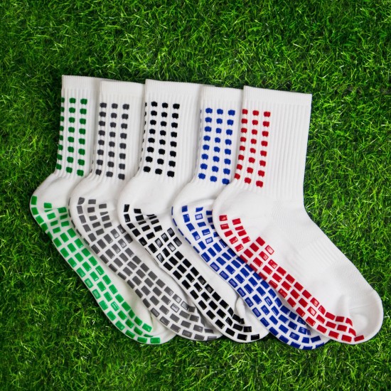 Adult and children's pure white football socks, towel soles, men's and women's basketball mid-calf socks, long socks