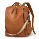 New women's retro backpack, multifunctional PU fashion women's bag, travel backpack wholesale