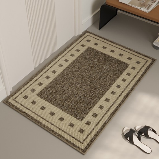 Cross-border original cream-style carpets, Nordic solid color, simple floor mats, stain-resistant, wholesale absorbent bathroom floor mats Cross-border original cream-style carpets, Nordic solid color, simple floor mats, stain-resistant, wholesale absorbent bathroom floor mats