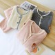 Couple flannel pajamas, simple, long-sleeved, plush, warm, two-piece loungewear set for men and women for autumn and winter Couple flannel pajamas, simple, long-sleeved, plush, warm, two-piece loungewear set for men and women for autumn and winter