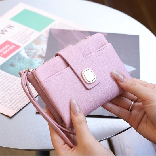 New cross-border short women's wallet, buckle, multifunctional, wristband, student coin purse, wholesale New cross-border short women's wallet, buckle, multifunctional, wristband, student coin purse, wholesale