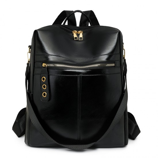 New Cross-Border Retro Women's Soft Leather Multifunctional Shoulder Bag, Simple and Versatile, Large Capacity Wholesale Backpack New Cross-Border Retro Women's Soft Leather Multifunctional Shoulder Bag, Simple and Versatile, Large Capacity Wholesale Backpack