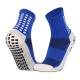 Foreign trade mid-calf soccer socks, thickened towel-soled, dotted mesh non-slip training socks, student running socks, breathable socks.