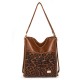 Cross-border women's bag, 2025 new European and American fashion retro tote bag, shoulder and crossbody wholesale Cross-border women's bag, 2025 new European and American fashion retro tote bag, shoulder and crossbody wholesale
