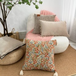 Cross-border Nordic INs all-polyester cut-out vintage yarn-dyed jacquard placemats, coasters, plates, and Western-style placemats