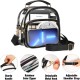 Feihong cross-border women's transparent crossbody bag, odorless, large capacity, portable crossbody handbag Feihong cross-border women's transparent crossbody bag, odorless, large capacity, portable crossbody handbag