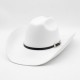 New top hat, European and American punk-style wide-brimmed hat, riding hat for men and women, western cowboy bag 9.5cm brim hat with a rolled brim