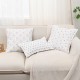 Cross-border Nordic INSIZE chain-embroidered jacquard throw pillow covers, floral and bird twill cushion covers, living room sofa fabrics Cross-border Nordic INSIZE chain-embroidered jacquard throw pillow covers, floral and bird twill cushion covers, living room sofa fabrics